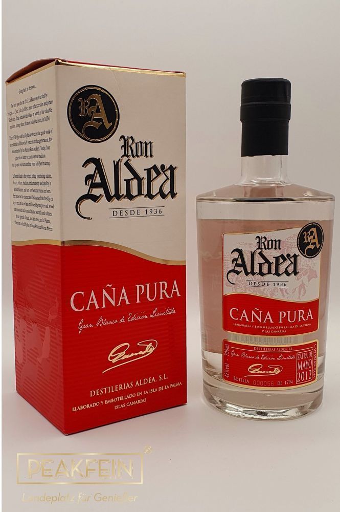 Ron Aldea Caña Pura 2012 Rum