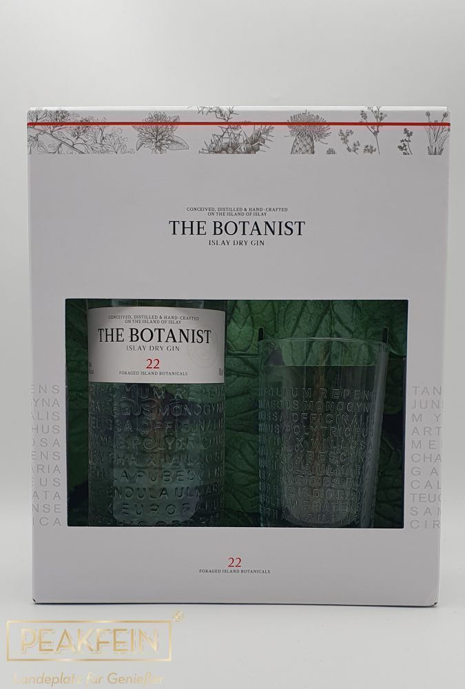 The Botanist Islay Dry Gin mit Glas