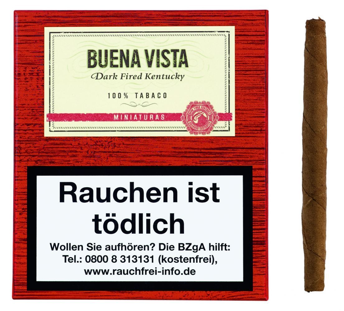 Buena Vista Dark Fired Kenntucky Miniaturas Cigarillos