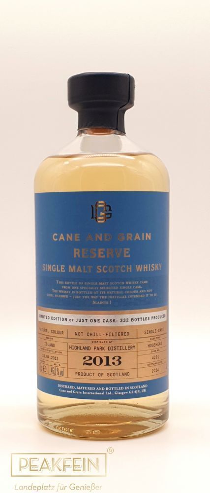 Cane and Grain Reserve Highland Park 2013