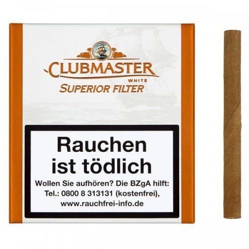 Clubmaster White Superior Filter