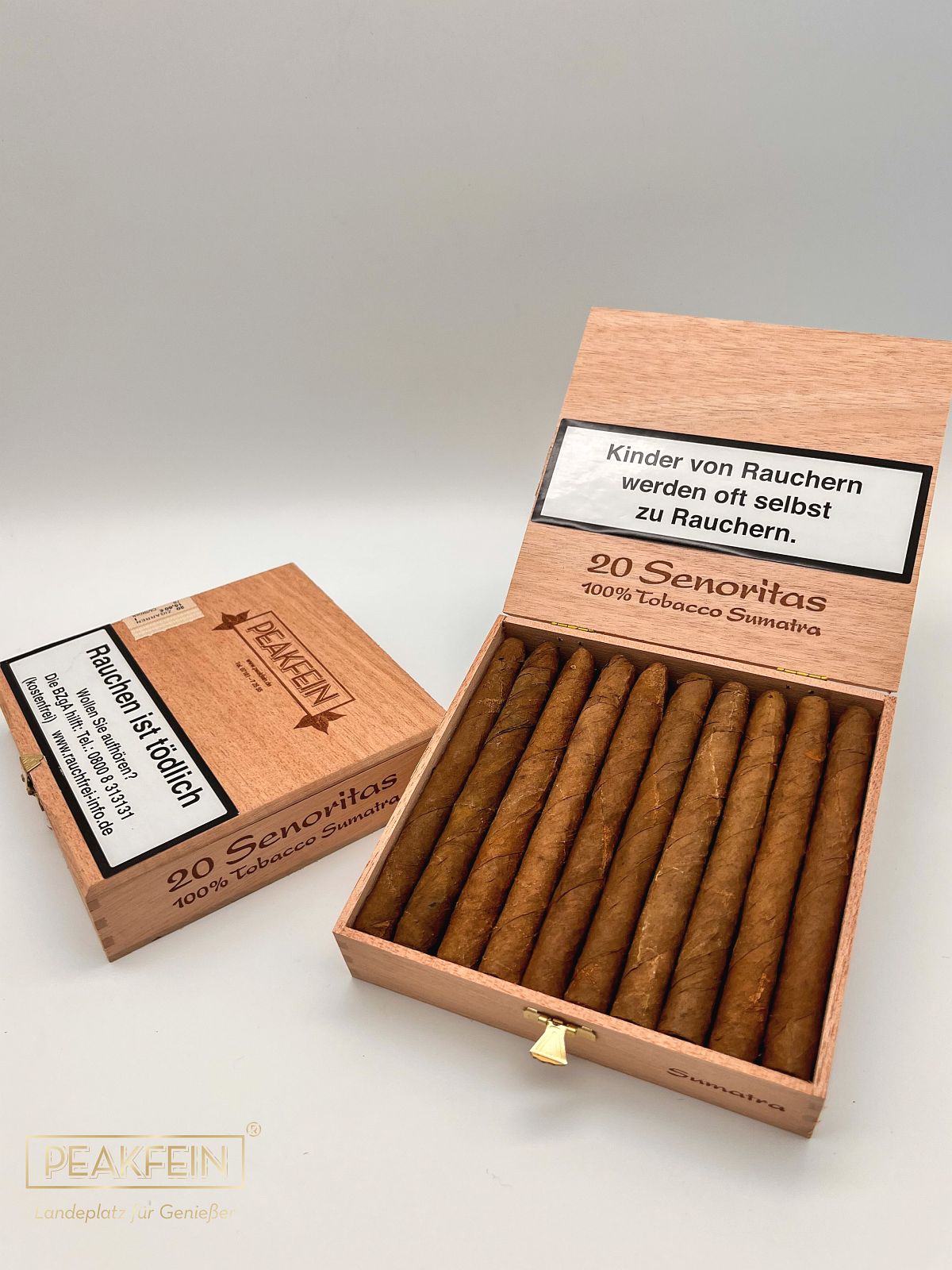 PEAKFEIN&reg; Senoritas Small Panatela Sumatra