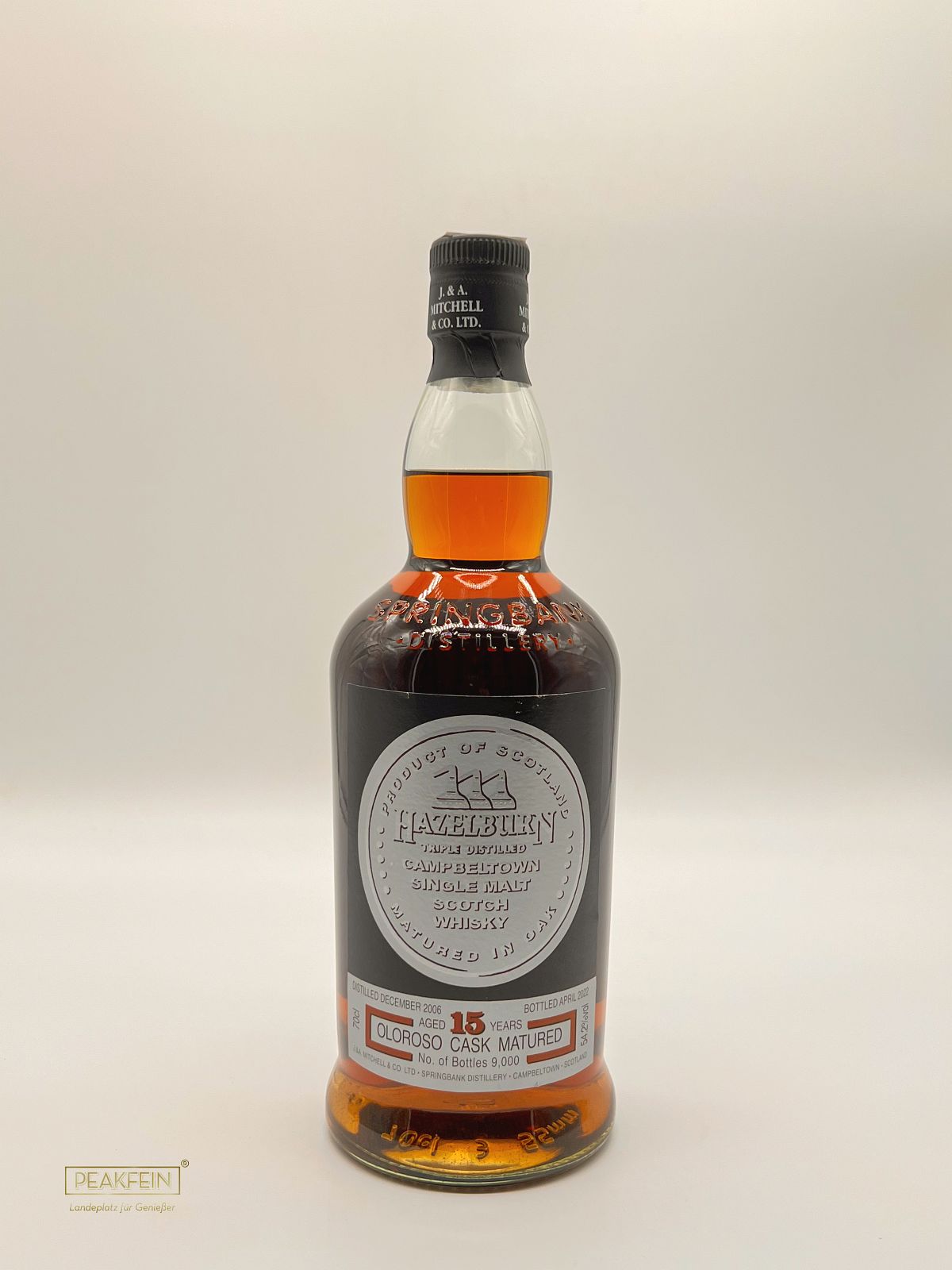 Hazelburn 15 Jahre Release 2006,2022 Oloroso Cask Single Malt Whisky