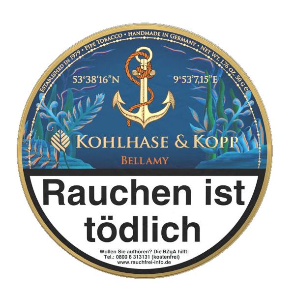 Kopp Tobaccos Caribbean Blue Bellamy