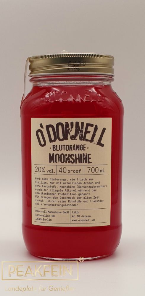 O'Donnell Moonshine Blutorange Likör