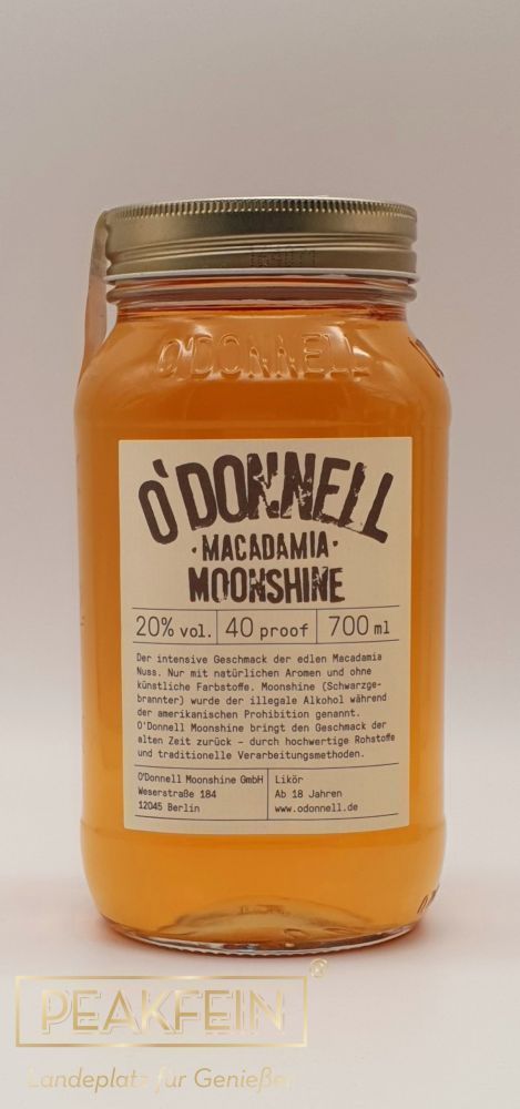 O'Donnell Moonshine Macadamia Likör