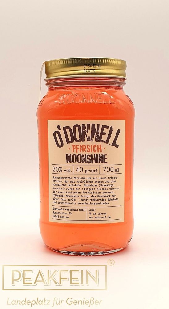 O'Donnell Moonshine Pfirisch Likör