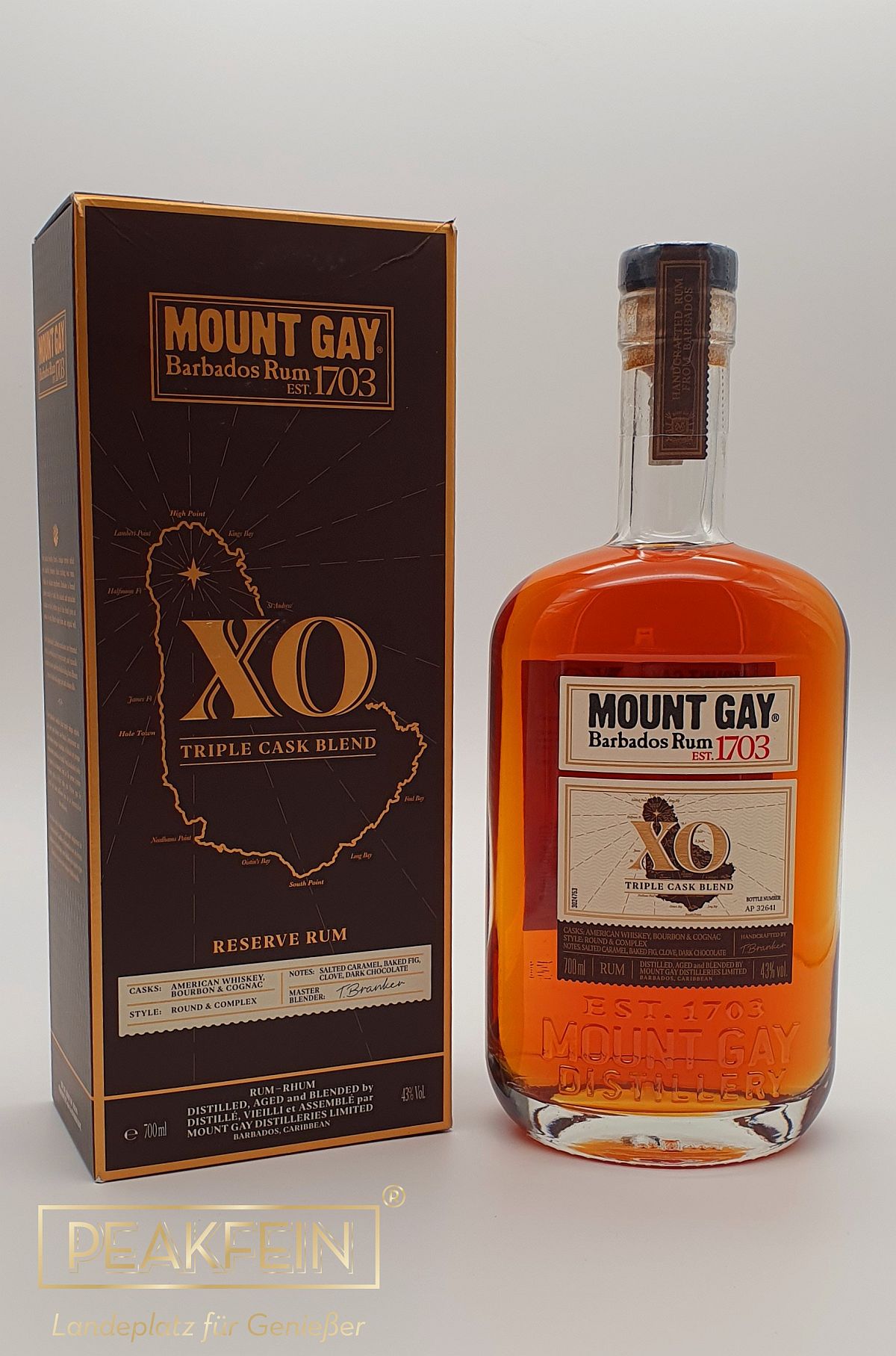 Mount Gay XO Triple Cask Blend Rum