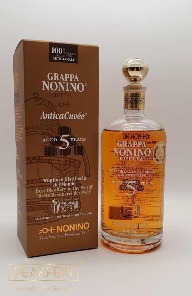 Nonino Distillatori Grappa Riserva AnticaCuvée® 5 Jahre