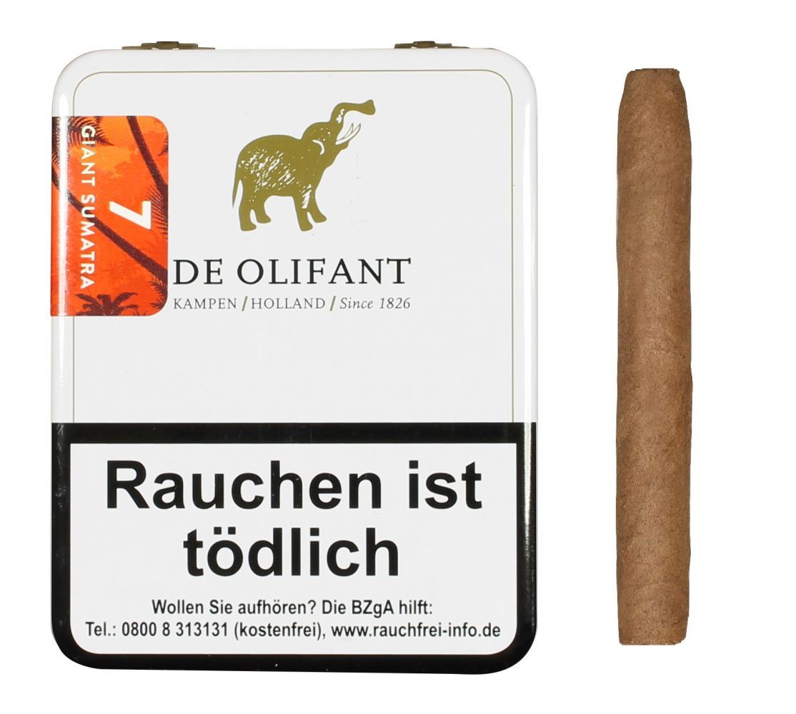 De Olifant 5 Giant Sumatra Cigarillos