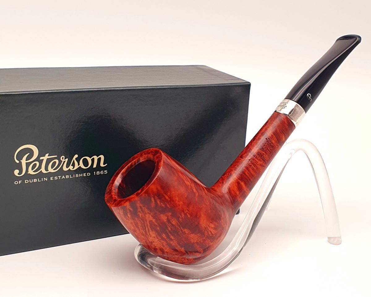 Peterson D2 Pfeife Billiard Normalbohrung Bruyere dunkelbraun
