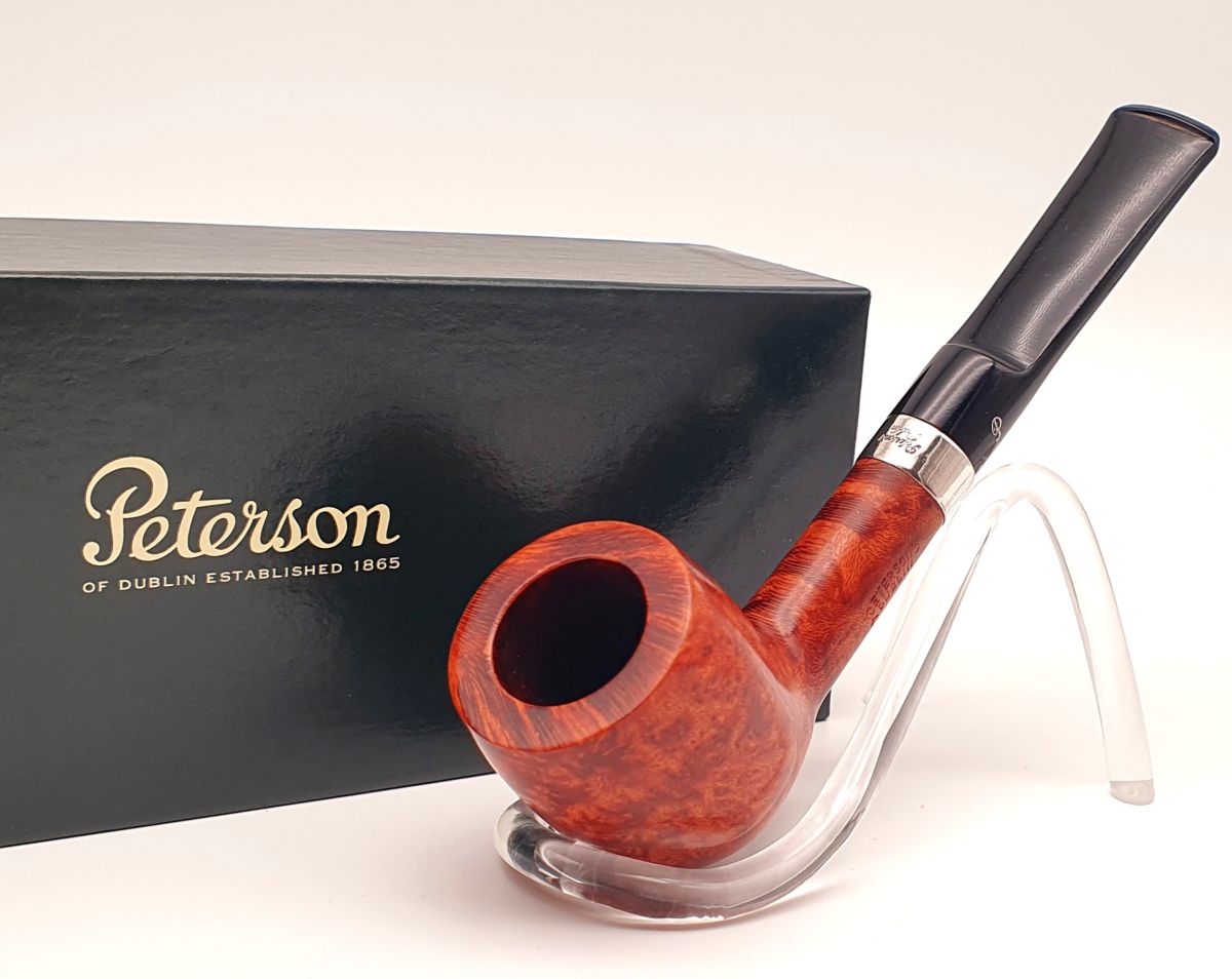 Peterson S14 Pfeife Billiard Normalbohrung Bruyere dunkelbraun