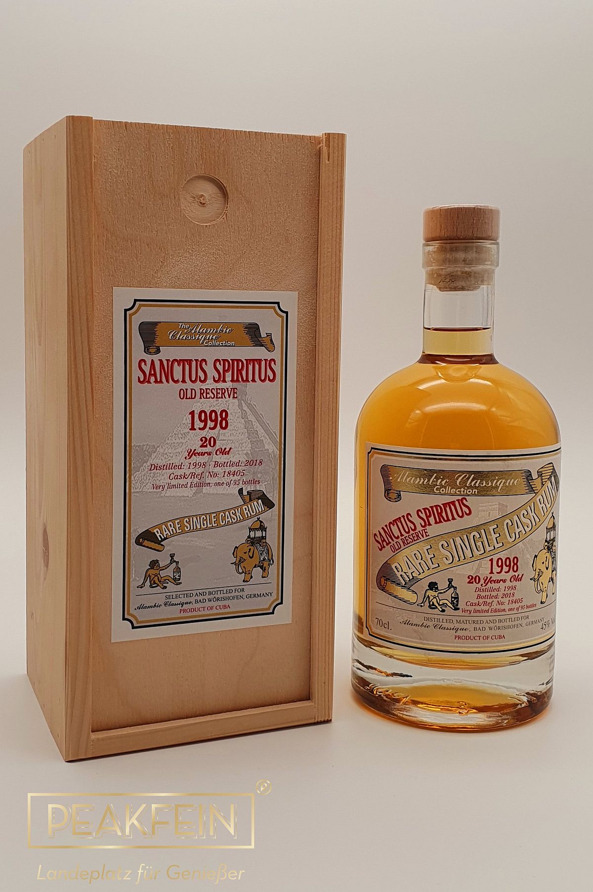 Sanctus Spiritus 20 Jahre 1998,2018 Single Cask Rum