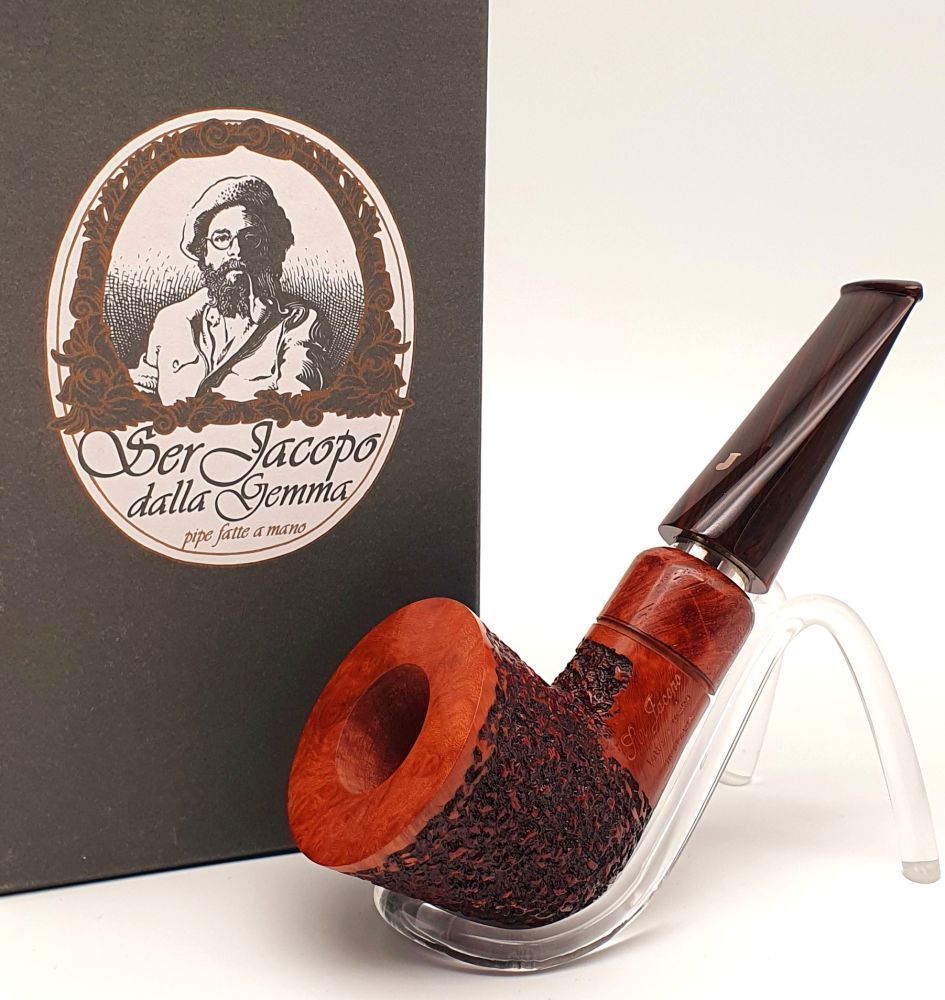 Ser Jacopo Pfeife Albert 9mm-Bohrung Bruyere dunkelbraun