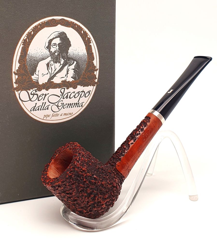 Ser Jacopo Pfeife Billiard 9mm-Bohrung Bruyere dunkelbraun