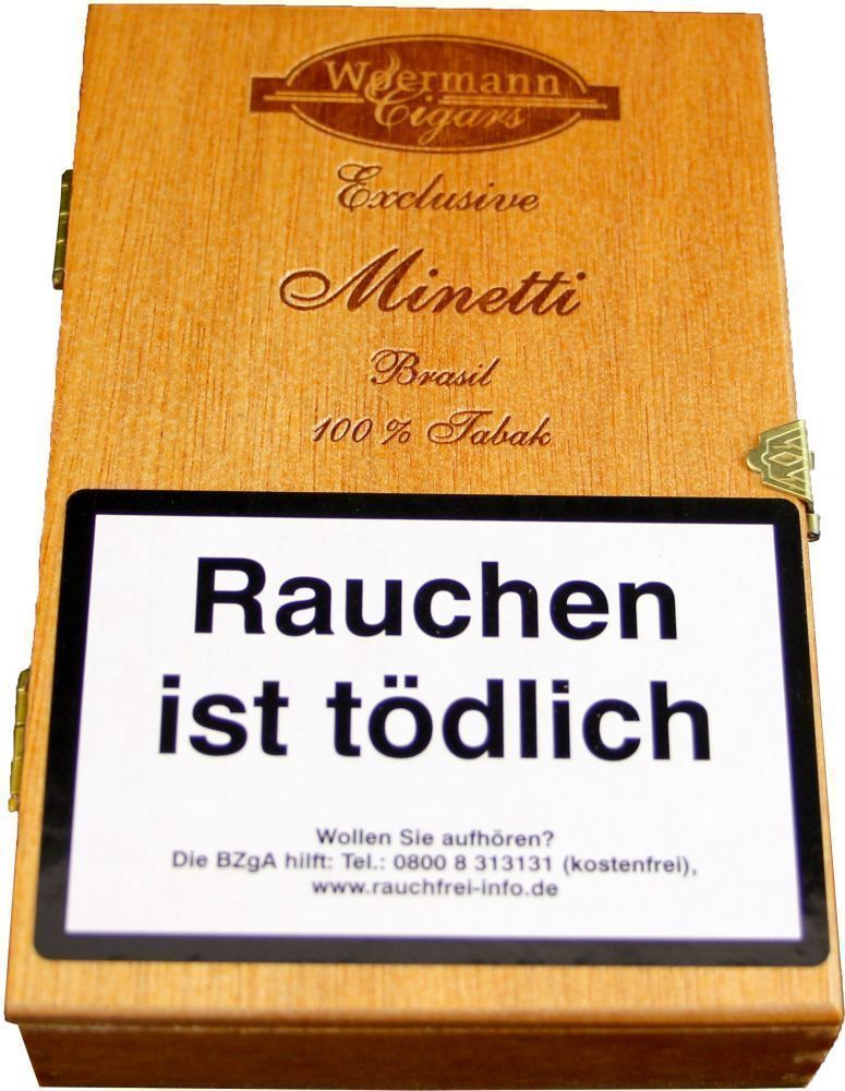 Woermann Cigars Exclusive Serie Brasil Minetti Cigarillos