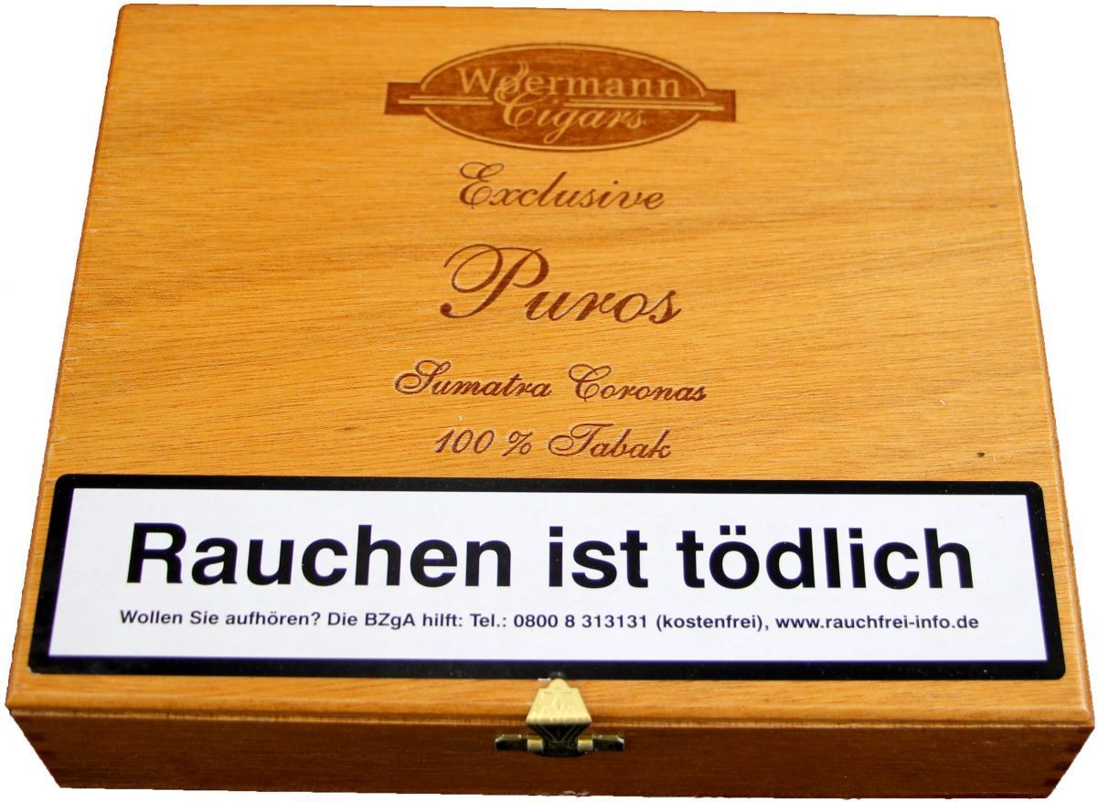 Woermann Cigars Exclusive Serie Sumatra Puros Corona Zigarren